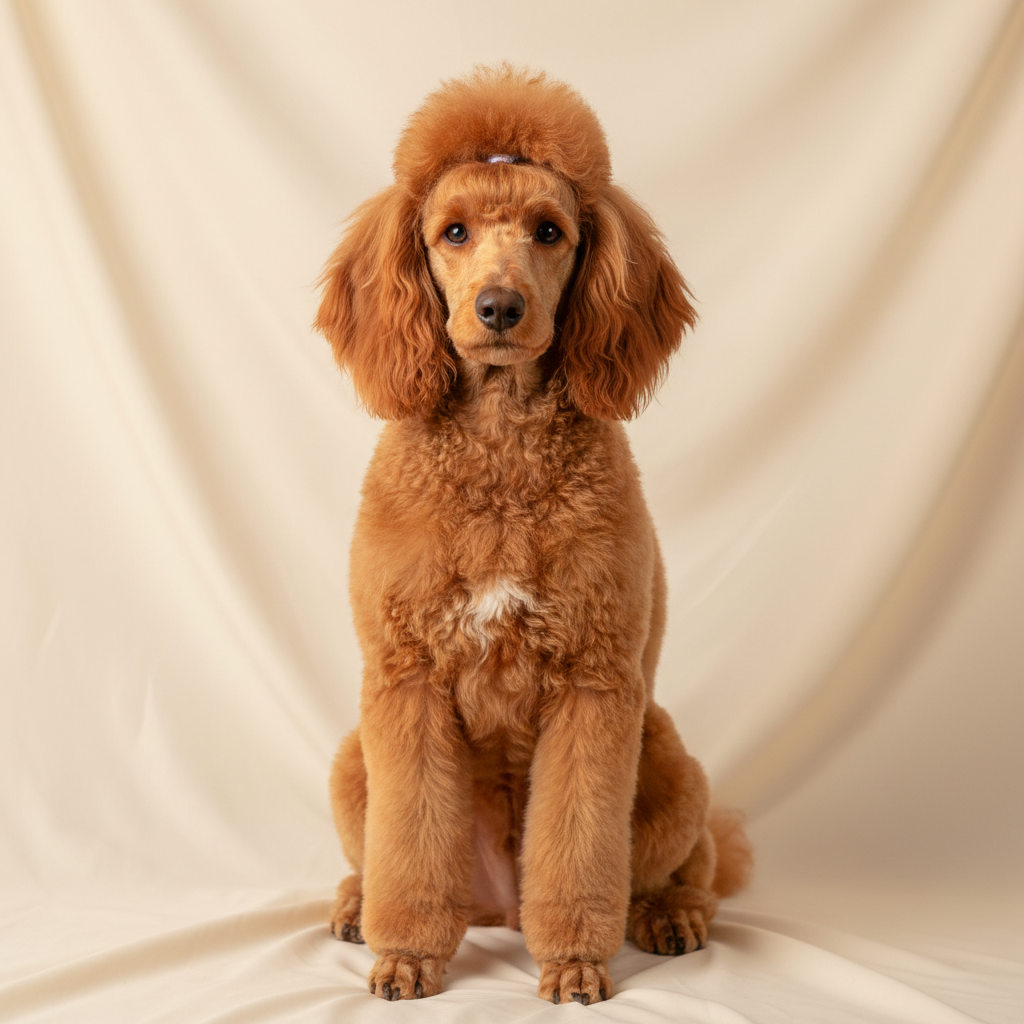 Beautifully groomed poodle — BoneJour Pet Grooming Salon result